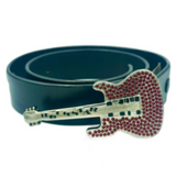 Guitar Belt Buckle Rockstar Musician Rock Stars Rhinestone Guitars Buckles Belts