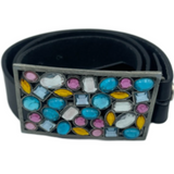 Boucle de ceinture strass boucles hippie mode femme