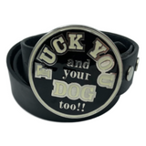 Belt Buckle F**k Pet Animal Dog Funny Buckles