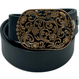 Flower Floral Blooming Western Style Belt Buckle Boucle De Ceinture