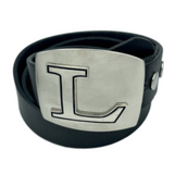 Belt Buckle Initial L Letter Name Tag Monogram Chrome Alphabet Buckles Belts