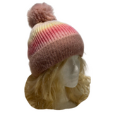 Pom Pom Ball Knit Crochet Baggy Bobble Hat Beanie Ski Cap Hiver