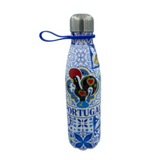 Stainless Steel Insulated Portugal Galo Barcelos Natas Souvenir Water Bottle