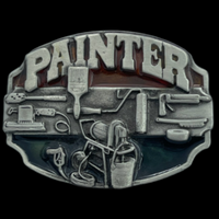 Peintre pinceau peinture outil ceinture Boucle boucles Boucle De Ceinture