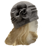 Women's Vintage Gatsby Style Wool Bucket Cloche Beanies Beret Winter Hats