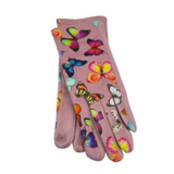 Gants d'hiver chauds et tendance pour femmes avec papillons