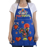 100% Cotton Portuguese Rooster Galo de Barcelos Kitchen Made in Portugal Apron