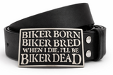 Belt Buckle Biker Born Bred Dead Motorcycle Biker's Belts Buckles