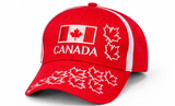 Red Canada Flag Baseball Ball Hat Cap Maple Leaves Casquette
