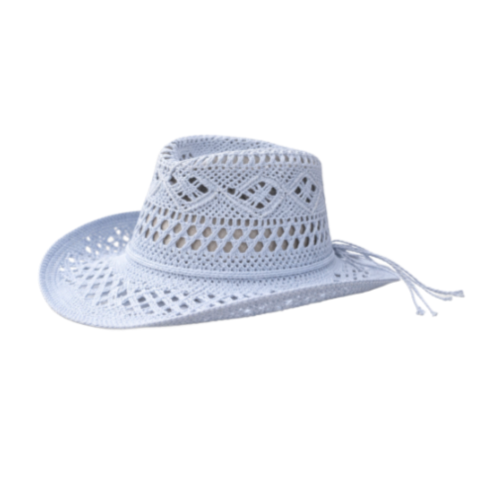Straw Hat Summer Outdoor Men Women Western Cowboy Breathable