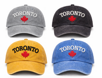 Toronto Canada Canadian Embroidered Baseball Cap Hat One Size Fits All