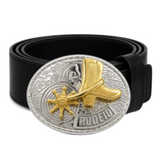 Boucle de ceinture cool Western Cowboy Boot Rodeo Spinning Spur
