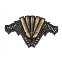 Boucle de ceinture pour pistolet, culture d'arme de poing, balles de mode, strass, boucles de ceinture