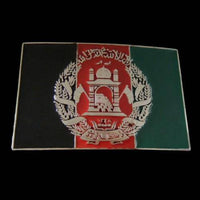 Afghan Flag Belt Buckle Afghanistan Buckles - Buckles.Biz