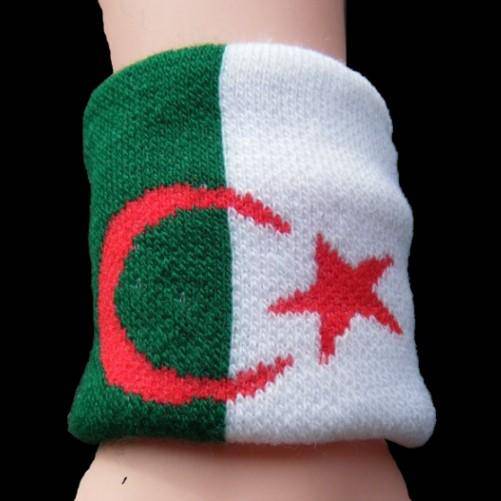 Algerian FlagTennis Wristband Algeria Algérie Drapeau