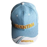 Argentina Flag Argentinian Soccer Tennis Sports Hats Baseball Cap - Buckles.Biz