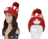 Beanie Hat Canada Tuque Canadian Flag Toque Knitted Winter Hats - Buckles.Biz