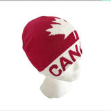 Beanie Hat Canada Tuque Canadian Toque Flag Maple Leaf Ski Hats - Buckles.Biz
