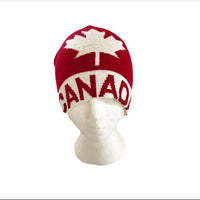 Beanie Hat Canada Tuque Canadian Toque Flag Maple Leaf Ski Hats