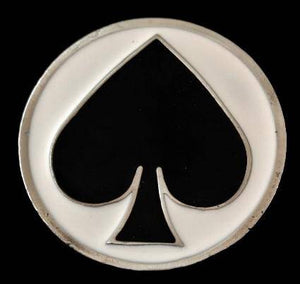 Belt Buckle Ace Of Spades Casino Poker Card Games Gambler Belts Buckles - Buckles.Biz