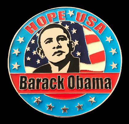 Belt Buckle Barack Obama United States Hope USA President Belts Buckles - Buckles.Biz