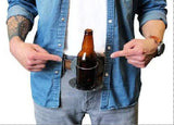 Belt Buckle Beer Bottle Holder USA Merica American Flag Beverage Holders Buckles - Buckles.Biz