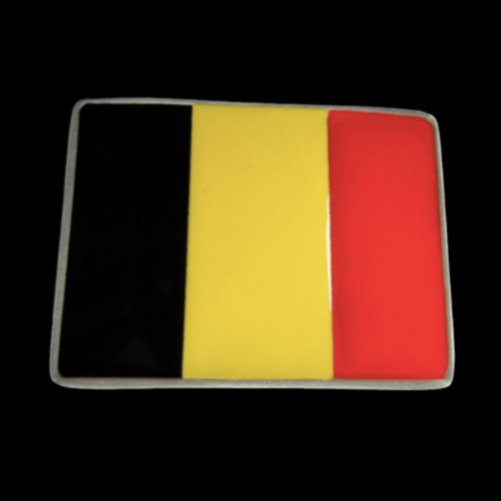 Belt Buckle Belgium Flag Flanders Belgique Drapeau Belge Boucle De Ceiture - Buckles.Biz