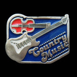 Belt Buckle Country Music Violin Guitar Musical Instrument Belts Buckles - Buckles.Biz