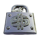 Belt Buckle Dollar Sign Key Lock Safe Box Money Symbol Buckles & Belts - Buckles.Biz