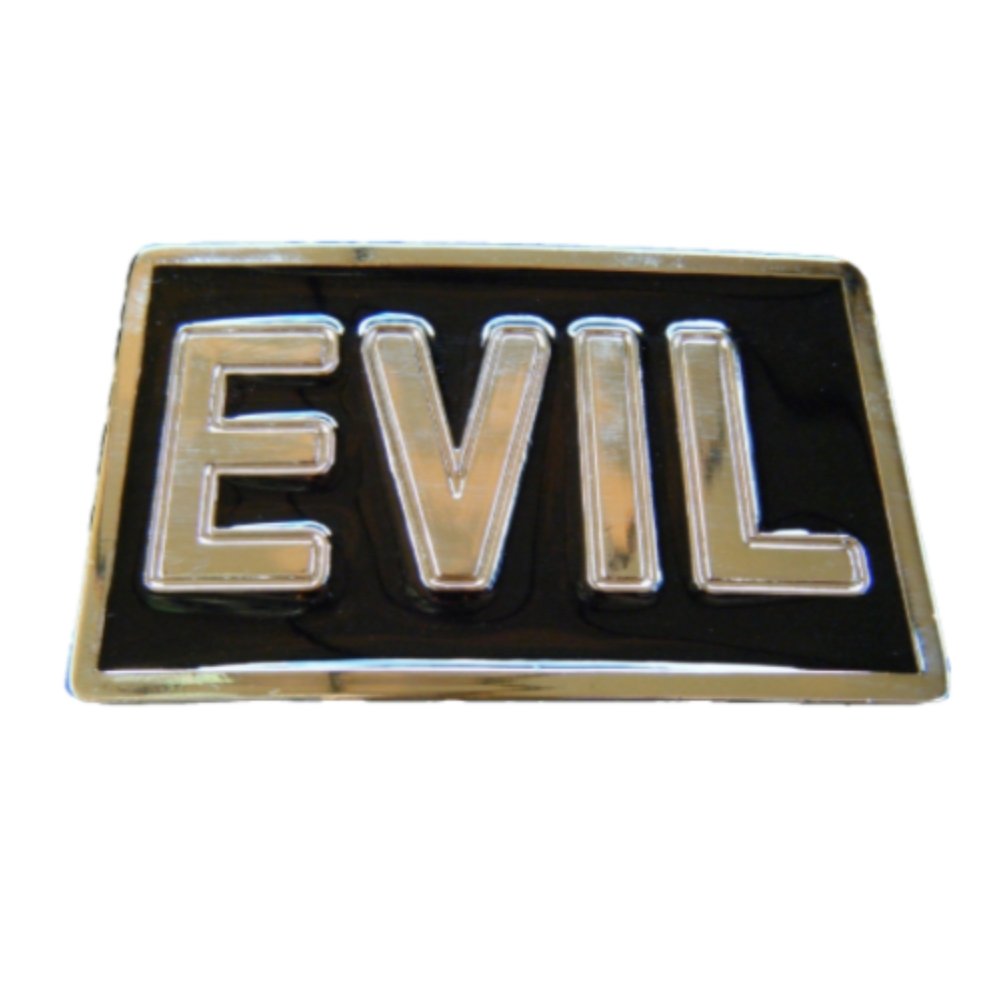 Belt Buckle Evil Eye T.V Shows Black Magic Spiritual Force Horror Religion Buckles - Buckles.Biz