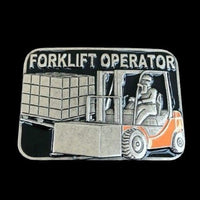 Belt Buckle Forklifts Operators Machine Warehouse Forklift Work Profession Buckles