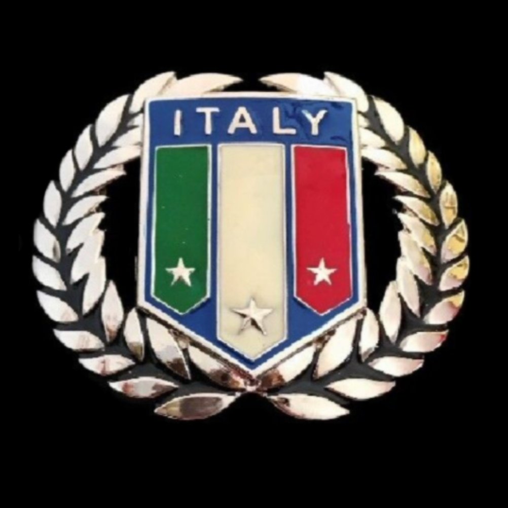 Belt Buckle Italy Italian Flag Soccer Champions Team Italia Italy's Flag Belts Buckles - Buckles.Biz