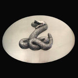 Belt Buckle Snake Serpent King Cobra Viper Reptile Rattlesnake Western Belts Buckles - Buckles.Biz