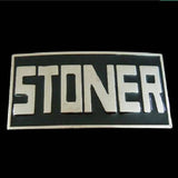 Belt Buckle Stoner Stone Weed Pot Smoker Alcohol Marijuana Party Belt & Buckles - Buckles.Biz