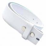 Belts Snap-On Genuine White Leather Belt Size Small 32/34 - Buckles.Biz