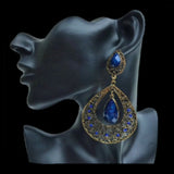 Blue Fashion Dangle Woman Ladies Gypsy Style Earrings Jewelry Boucle D'oreille - Buckles.Biz