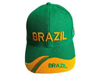 Brazil Brasil World Cup Soccer Player Baseball Hat Cap - Buckles.Biz
