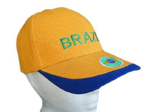 Brazil Brasil World Cup Soccer Player Baseball Hat Cap Chapeau Casquette Pays - Buckles.Biz