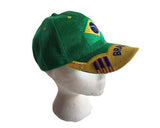 Brazil Cap Hat Brasil Brazilian Flag Soccer Sports Casquette Caps Hats - Buckles.Biz