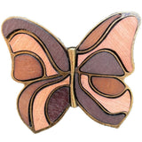 Butterfly Belt Buckle Wood Ecological Wooden Butterflies Buckles Belts - Buckles.Biz