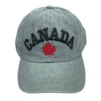 Canada Canadian Embroidered Baseball Caps International Hat One Size Fits All - Buckles.Biz