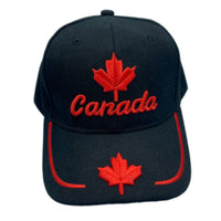 Canada Canadian Maple Leaf Embroidered Baseball Cap Hat - Cool Belt Buckles Shop - Buckles.Biz
