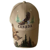 Canada Eagle Hat Embroidered Baseball Ball Cap Hunter Hats - Buckles.Biz