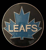 Canadian Blue Maple Leaf Flag Canada Belt Buckle Buckles - Buckles.Biz