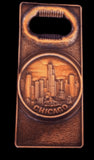 Chicago City Skyline Towers Souvenir Metal Beer Bottle Opener - Buckles.Biz