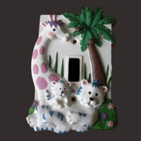 Children Baby Giraffe Zoo Toggle Light Switch Cover Plate - Buckles.Biz
