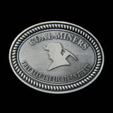 Coal Miner Belt Buckle Miners Coalfields Crypto Mining Miner's Buckles Belts - Buckles.Biz