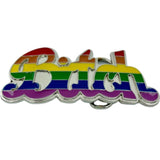 Colorful Lgtb Bitch Belt Buckle GayPride Rainbow Flag Fashion Costume Tattoo - Buckles.Biz