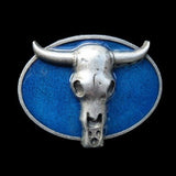 Cow Steer Belt Buckle Bull Cow Ranch Texas Cowsteers Western Buckles Belts - Buckles.Biz