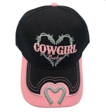 Cowgirl Babe Adjustable One Size Fits All Baseball Embroidered Cap Hat - Buckles.Biz